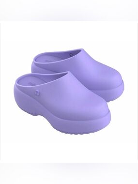 Melissa Free Clog Platform shoes lilac size 7